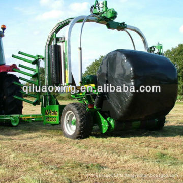 balles de foin en plastique envelopper film d&#39;emballage d&#39;ensilage